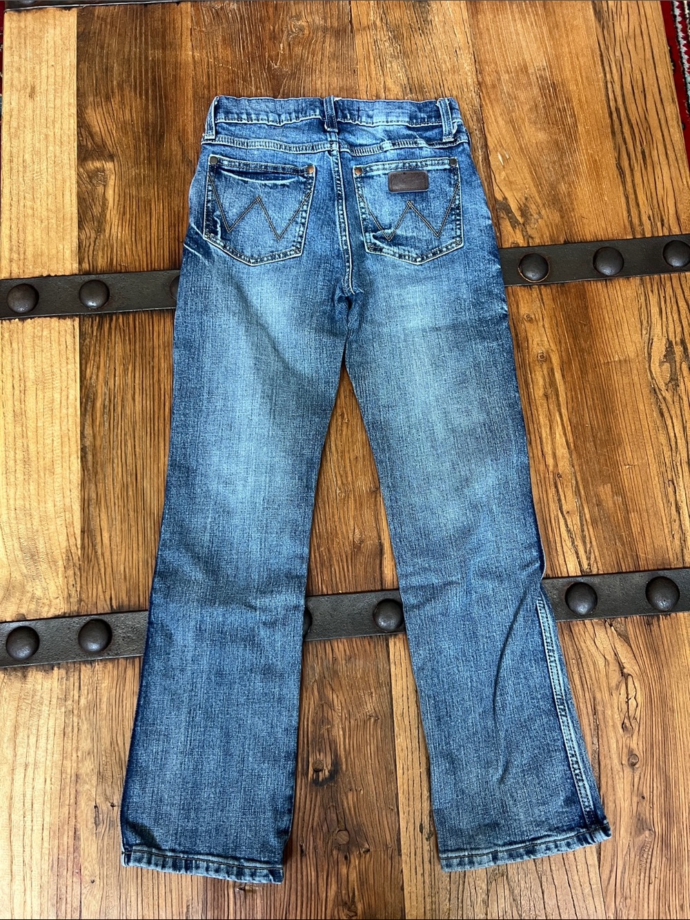 Wrangler Kids Light Blue Straight-Leg Jeans - Picture 2 of 3